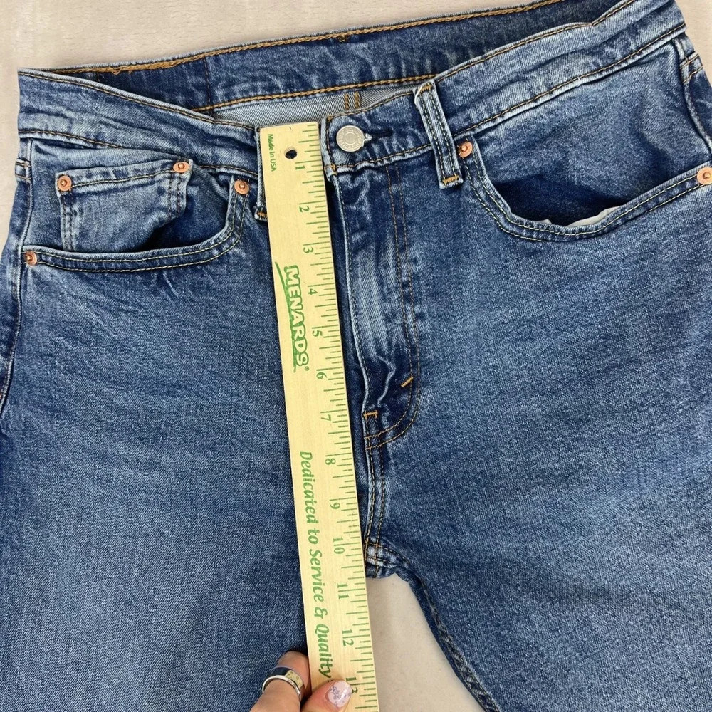 Levis 505 Jeans Mens 32x30 Blue Denim Straight Workwear Americana Casual Stretch